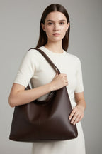 Maria | Women’s Timeless Tote Bag with Faux Outer and Large Inner Pocket