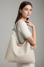 Maria | Women’s Timeless Tote Bag with Faux Outer and Large Inner Pocket