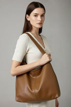 Maria | Women’s Timeless Tote Bag with Faux Outer and Large Inner Pocket