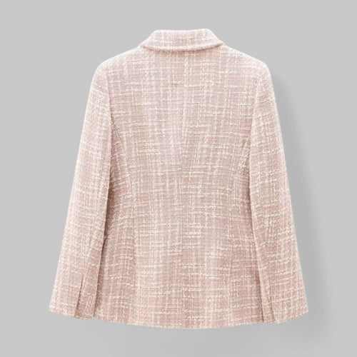 Anneliese | Women's Double-Breasted Tweed Blazer — view 2