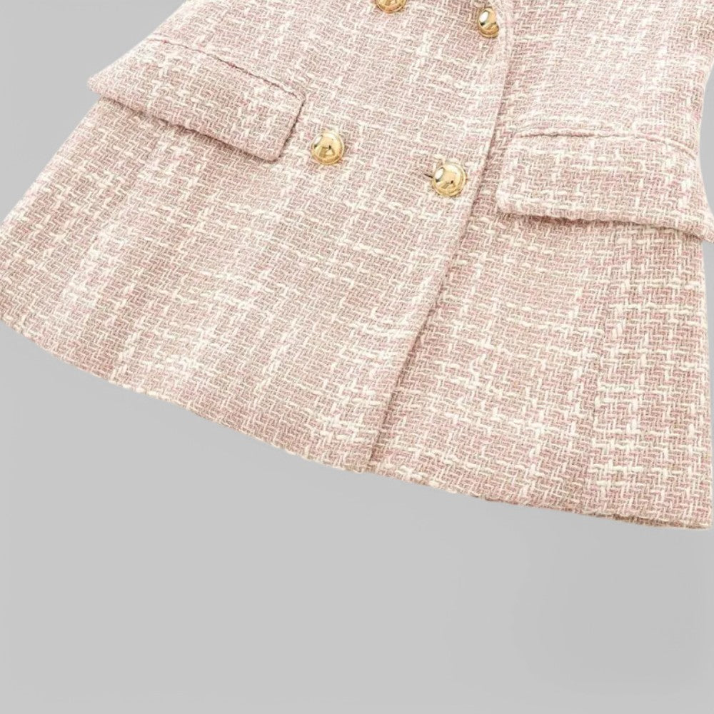 Anneliese | Women's Double-Breasted Tweed Blazer