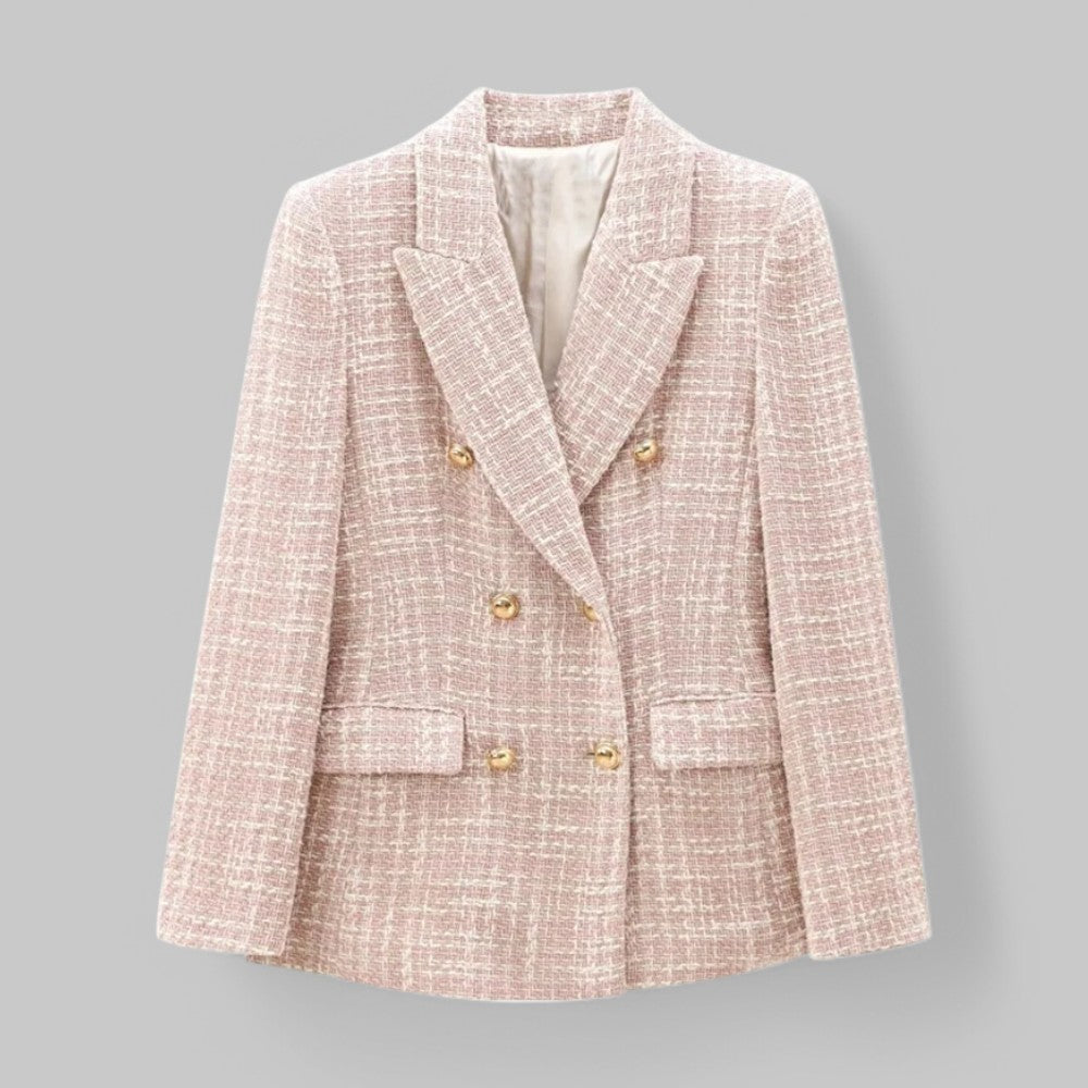 Anneliese | Women's Double-Breasted Tweed Blazer
