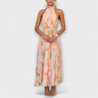 Women's Flowy Halter Maxi Dress — view 1