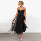 Women's Strapless Corset Maxi Dress — view 5
