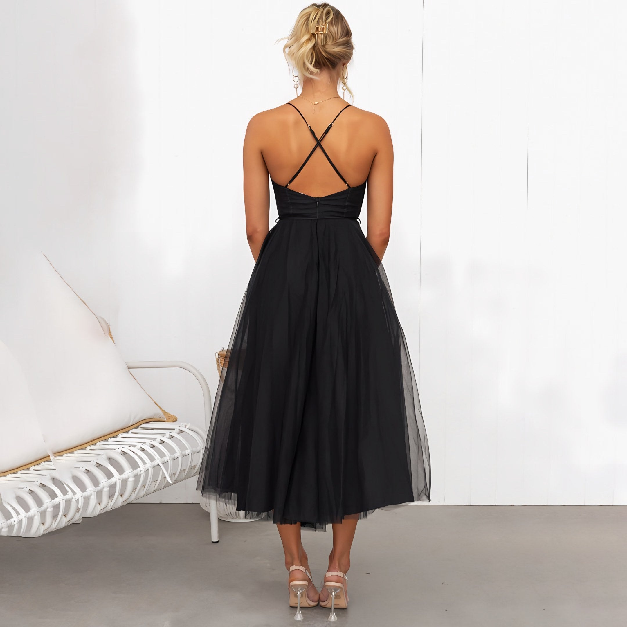 Women's Strapless Corset Maxi Dress — view 6