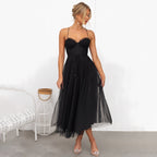 Women's Strapless Corset Maxi Dress — view 7