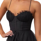 Women's Strapless Corset Maxi Dress — view 8