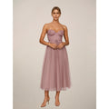 Women's Strapless Corset Maxi Dress — view 1