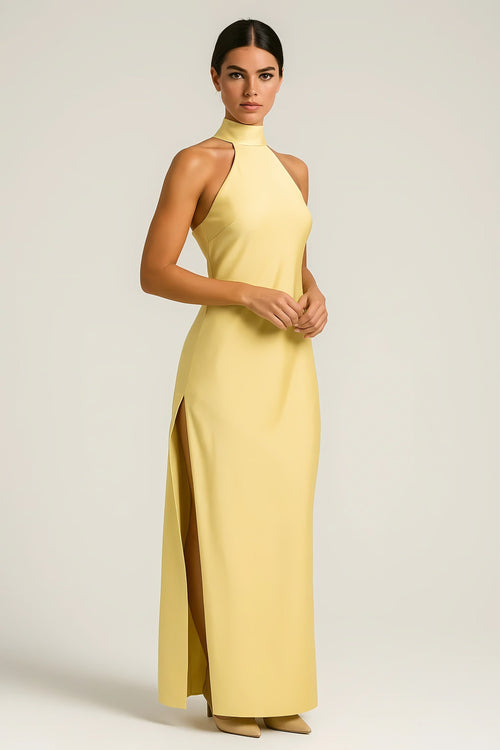 Women's Halter Neck Maxi Dress — view 1