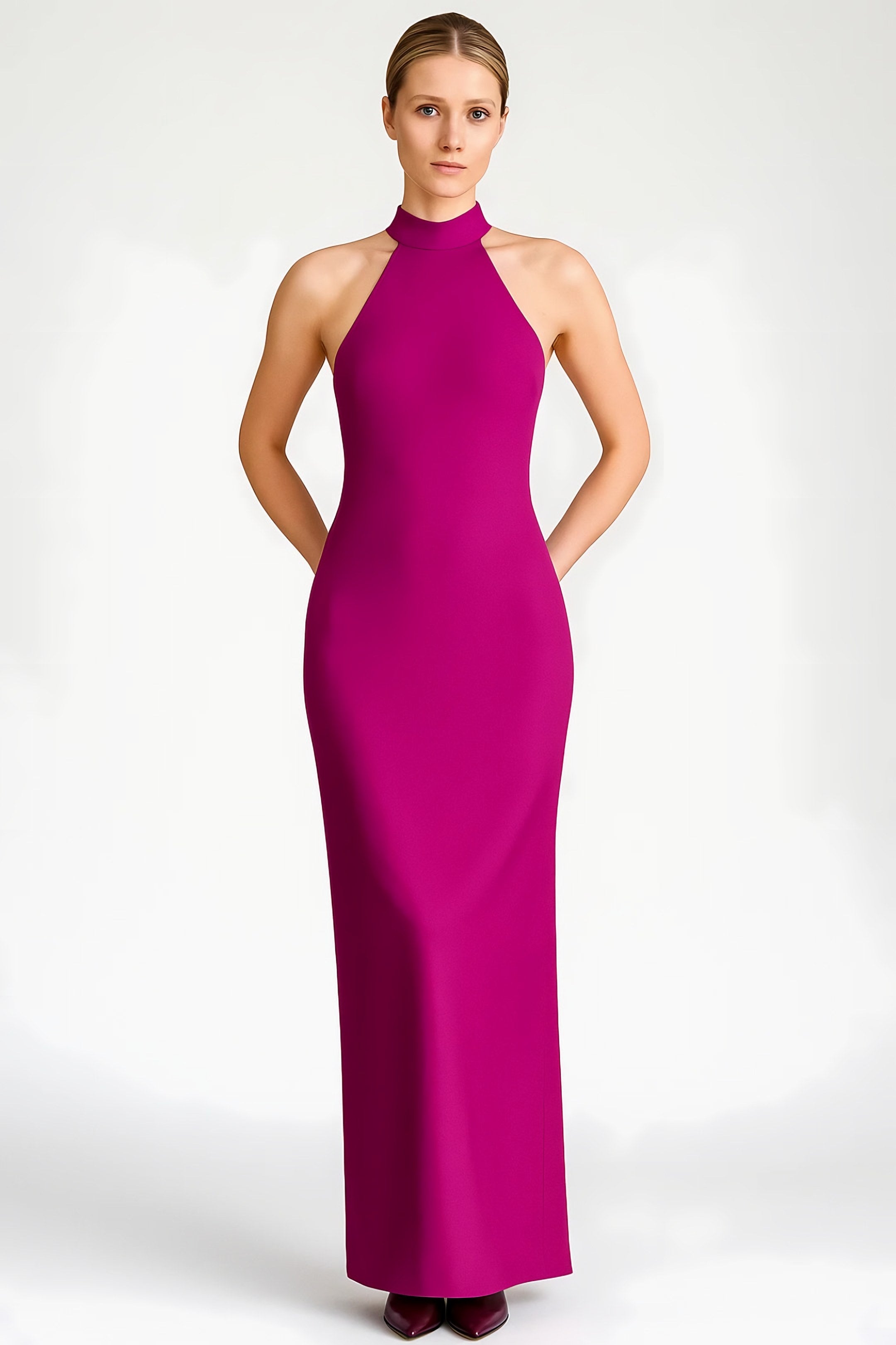 Women's Halter Neck Maxi Dress — view 4