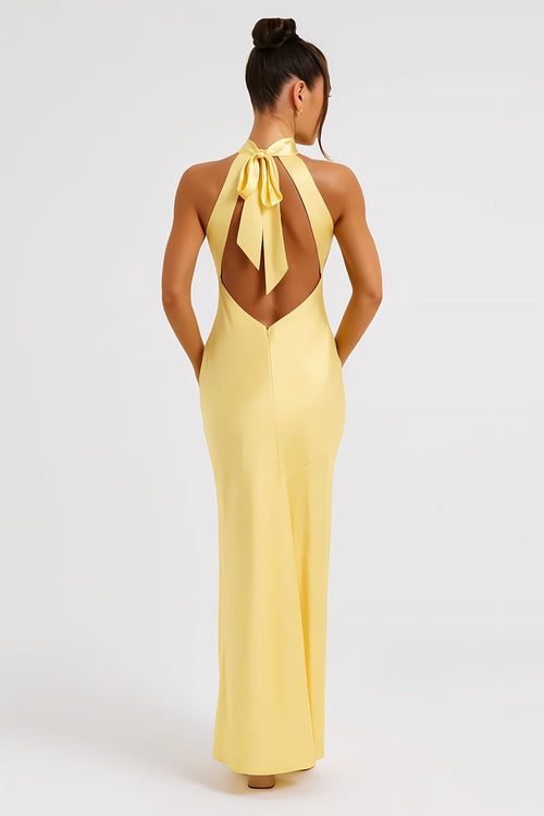 Women's Halter Neck Maxi Dress — view 2