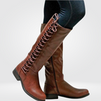 Mathilda | Women’s Lace-Up Knee-High Boots