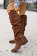 Samira | Women’s Knee-High Slouch Boots