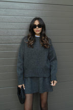 Danijela | Women’s Knitted Sweater & Skirt Set — TOPNEWPLACE (view 3)