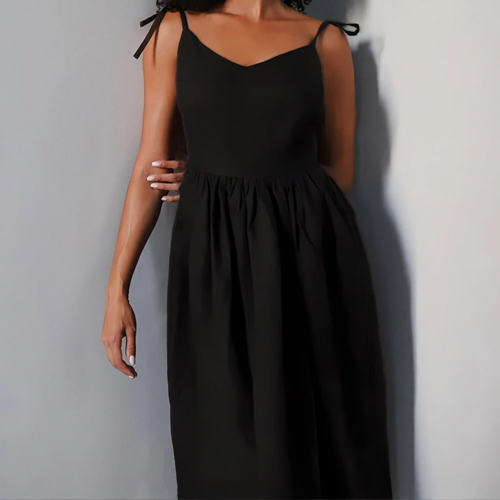 Women's Tie-Strap Maxi Dress — view 3