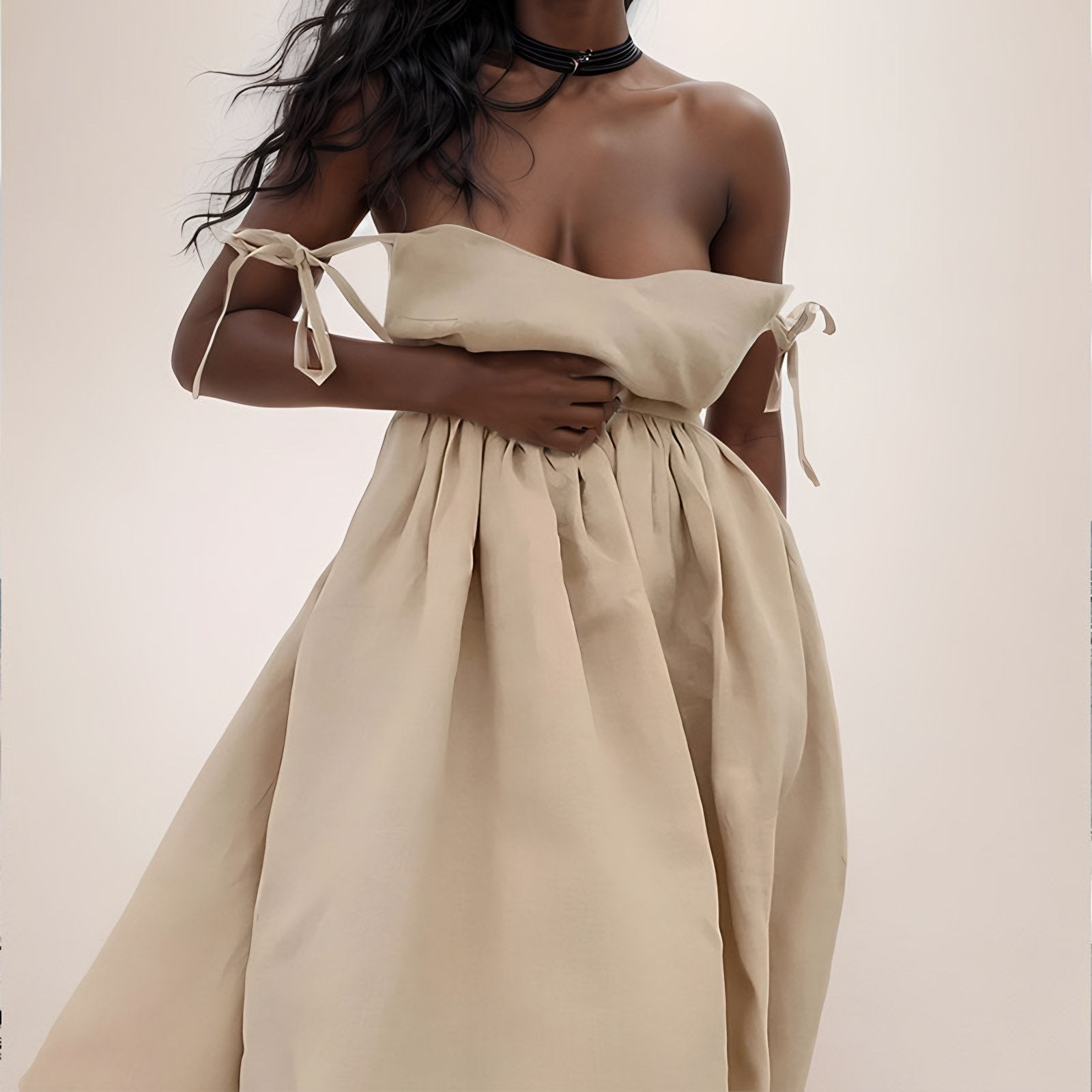 Women's Tie-Strap Maxi Dress — view 7