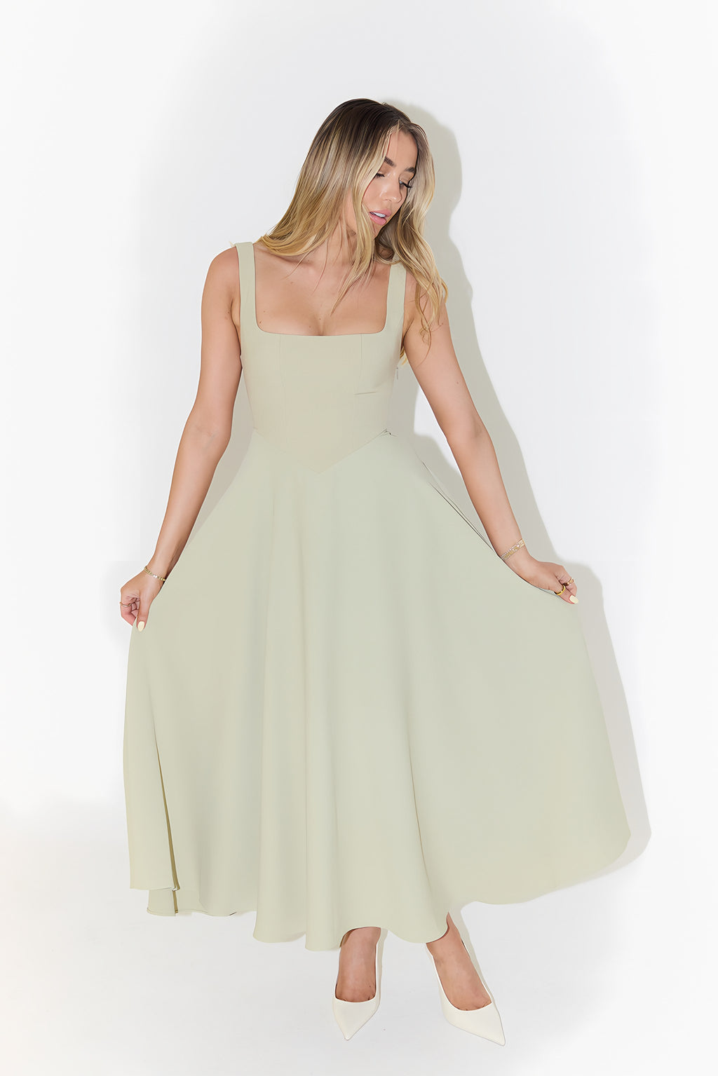 Women's Sleeveless A-Line Maxi Dress — view 10