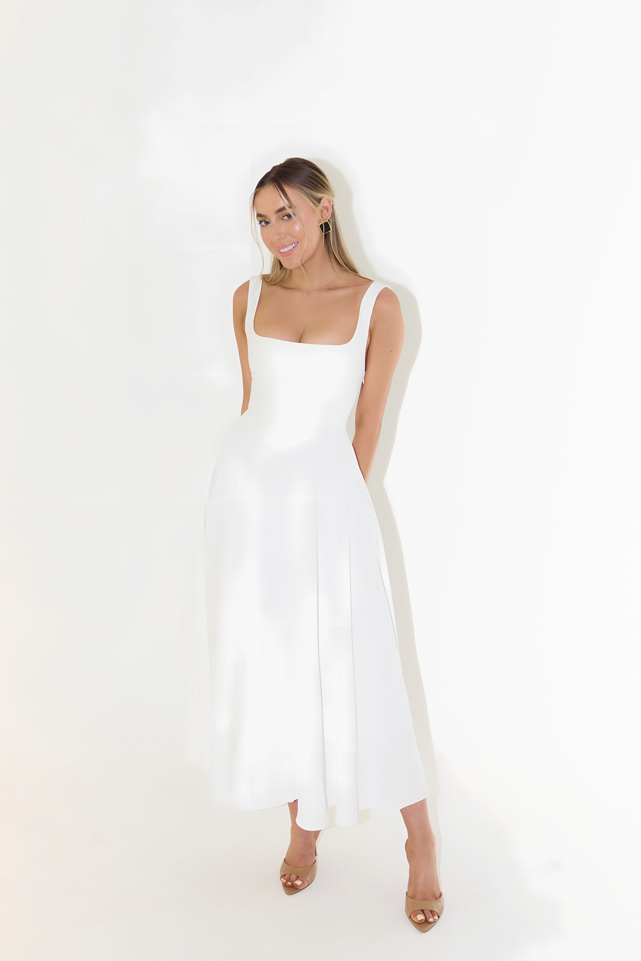 Women's Sleeveless A-Line Maxi Dress — view 3