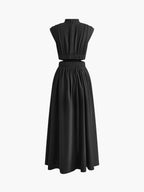 Women’s Cut-Out Maxi Dress High Neck — view 10