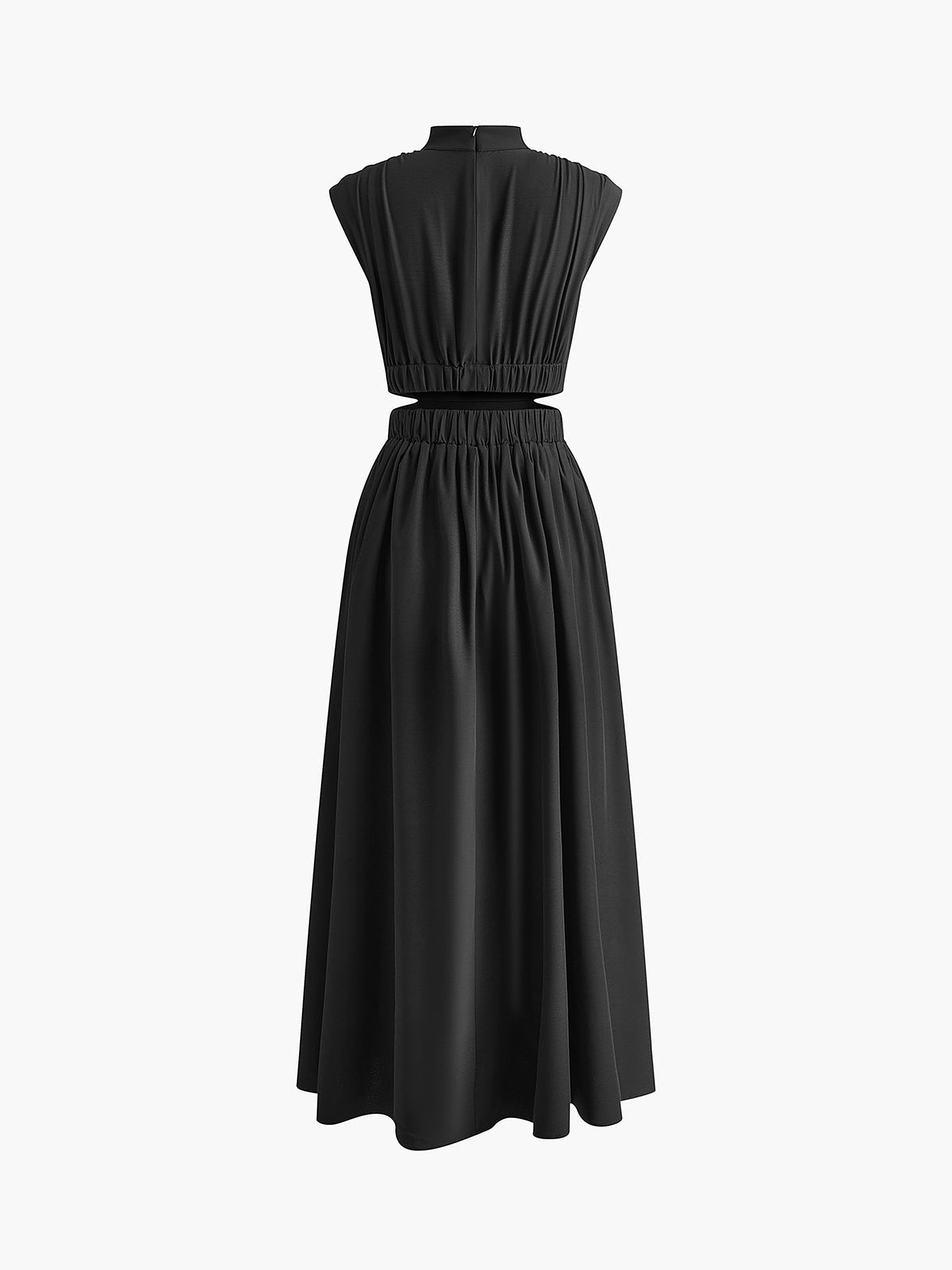 Women’s Cut-Out Maxi Dress High Neck — view 10