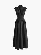 Women’s Cut-Out Maxi Dress High Neck — view 9