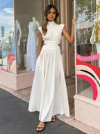 Women’s Cut-Out Maxi Dress High Neck — view 2
