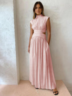 Women’s Cut-Out Maxi Dress High Neck — view 6