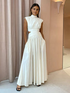 Women’s Cut-Out Maxi Dress High Neck — view 3