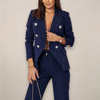Araceli | Women’s High-Density Crepe Two-Piece Suit — TOPNEWPLACE (view 4)
