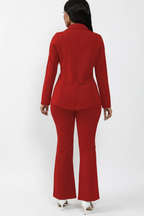 Perdita | Women's Wool Blends Two-Piece Suit — TOPNEWPLACE (view 2)