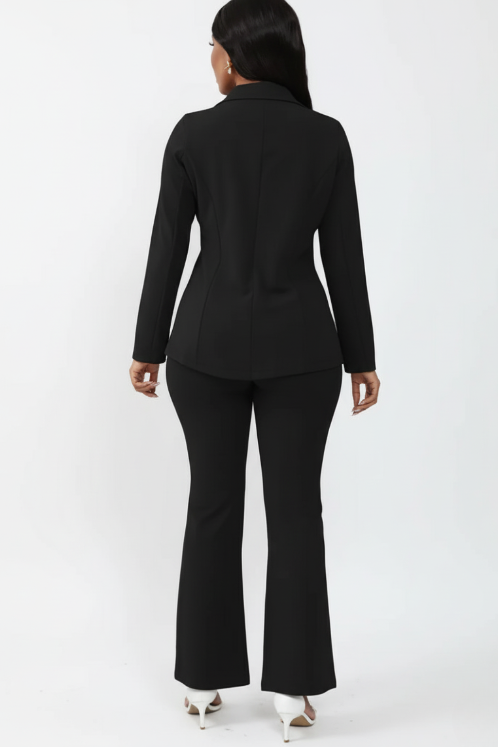 Perdita | Women's Wool Blends Two-Piece Suit — TOPNEWPLACE (view 5)