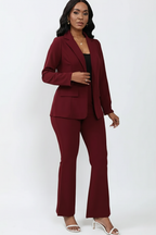 Perdita | Women's Wool Blends Two-Piece Suit — TOPNEWPLACE (view 7)