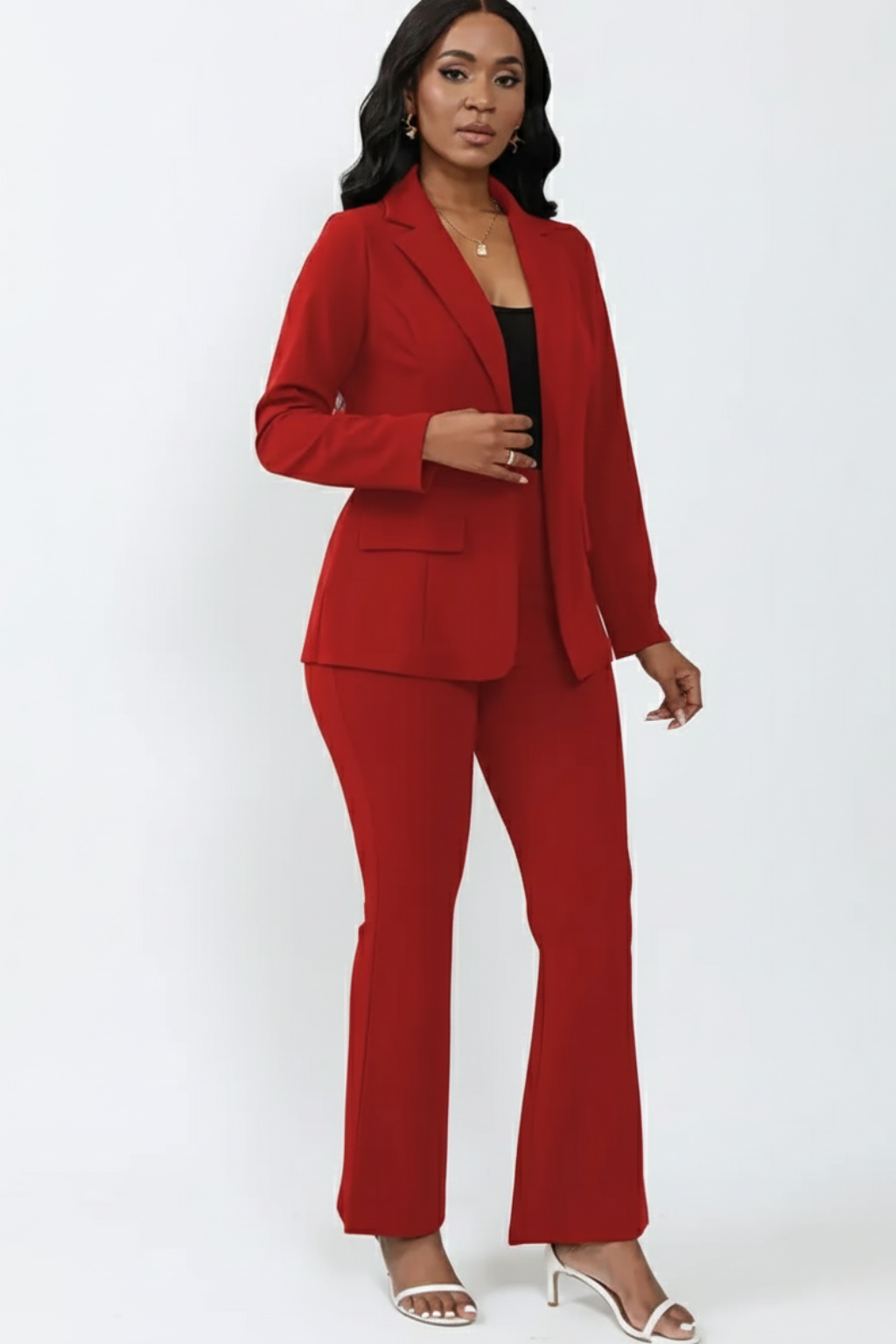 Perdita | Women's Wool Blends Two-Piece Suit — TOPNEWPLACE