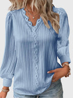 Andrea | Elegant Pullover Blouse — view 4