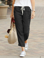 Madeline | Women’s Tulip Hem Lantern Trousers — TOPNEWPLACE (view 2)