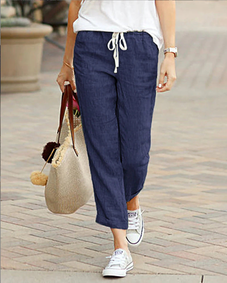 Madeline | Women’s Tulip Hem Lantern Trousers — TOPNEWPLACE (view 6)