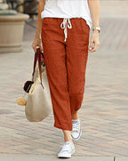 Madeline | Women’s Tulip Hem Lantern Trousers — TOPNEWPLACE (view 5)