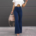 Saoirse | Women’s Corduroy Flare Trousers — TOPNEWPLACE (view 3)