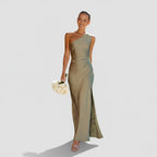 Women's One Shoulder Maxi Dress — view 1
