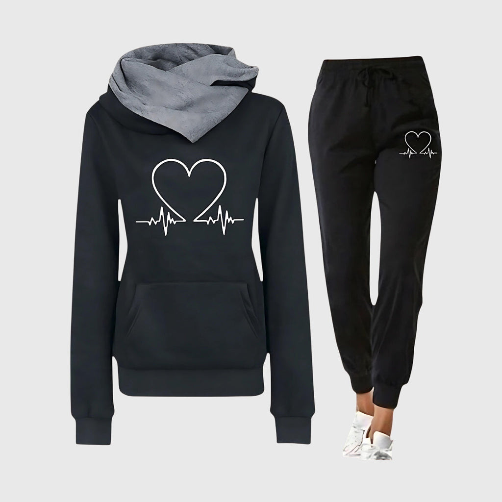 Jacqueline | Women’s Long Sleeve Hoodie Joggers Outfit Set