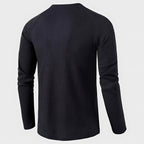 Men's Knit Long Sleeve Henley — view 9