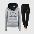 Jacqueline | Women’s Long Sleeve Hoodie Joggers Outfit Set