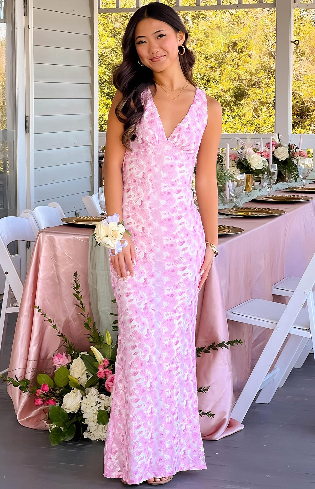 Women's Sleeveless Open Back Maxi Dress — view 10