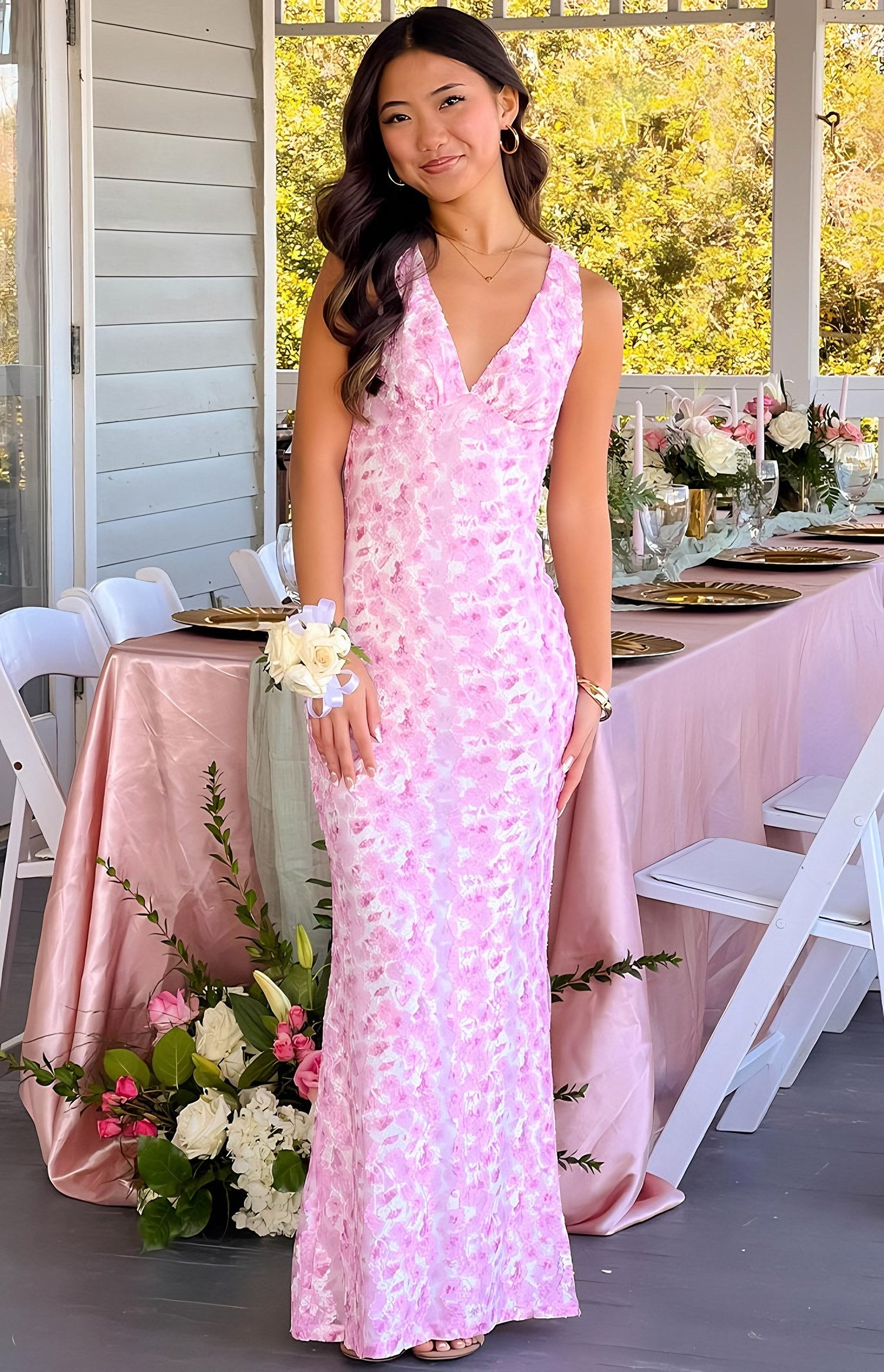 Women's Sleeveless Open Back Maxi Dress — view 10