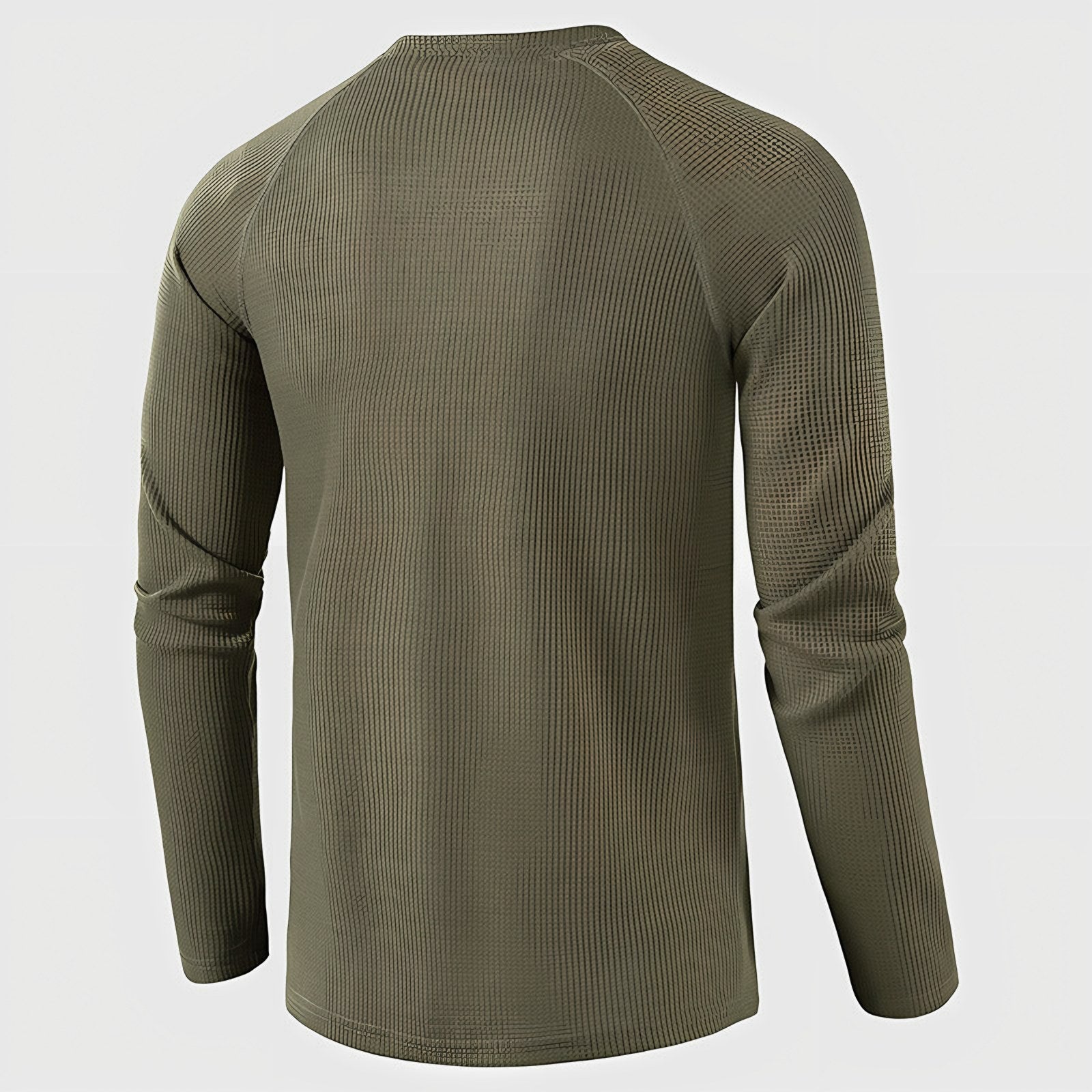 Men's Knit Long Sleeve Henley — view 6