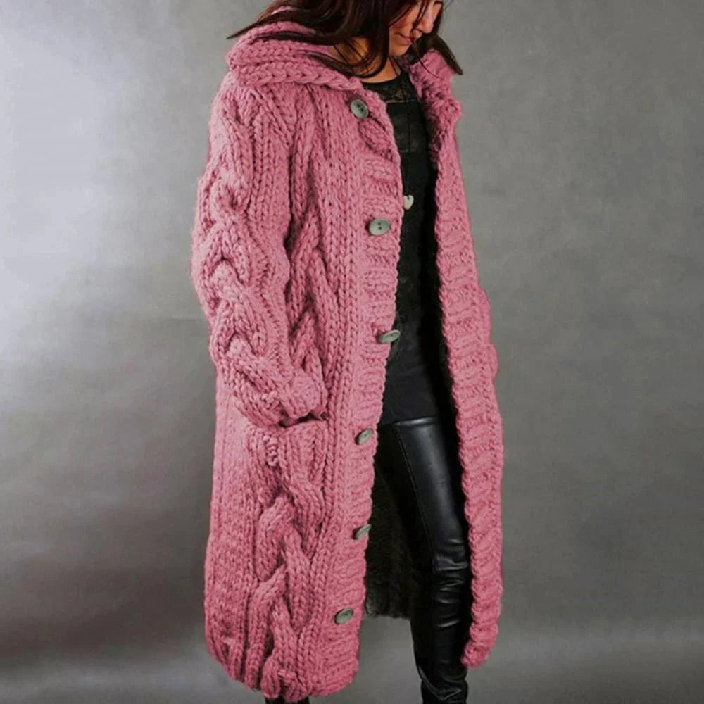 Eliza | Chunky Cable Knit Cardigan — TOPNEWPLACE (view 4)