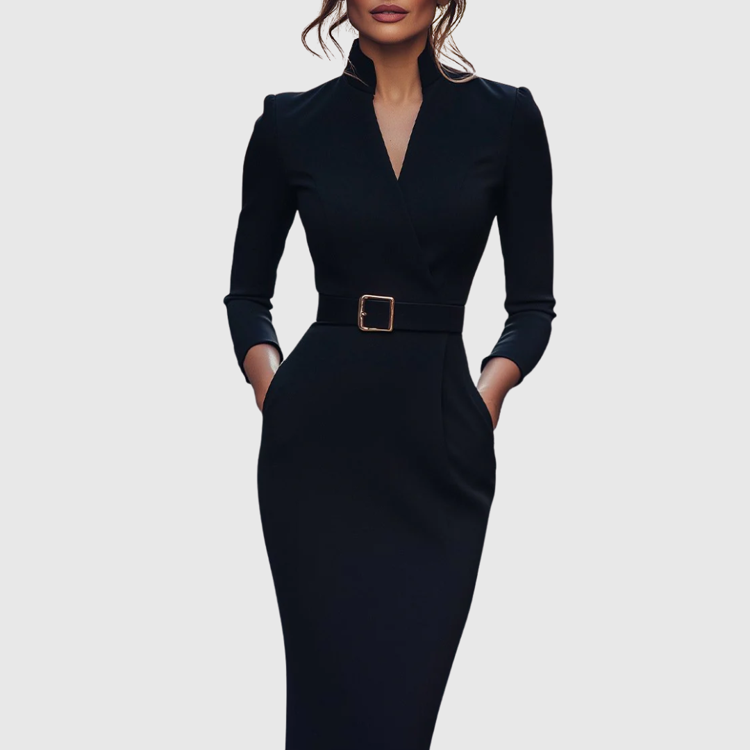 Claribel | Refined Midi Dress — view 1
