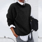 Poppy | Crew Neck Knit Sweater — TOPNEWPLACE (view 5)