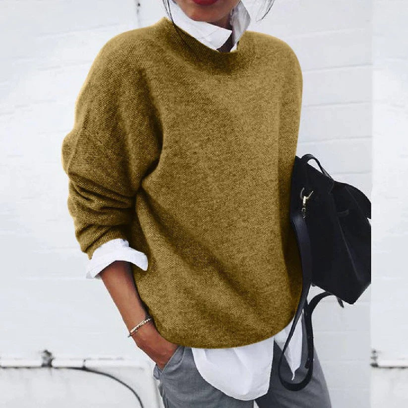 Poppy | Crew Neck Knit Sweater — TOPNEWPLACE