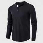 Men's Knit Long Sleeve Henley — view 7